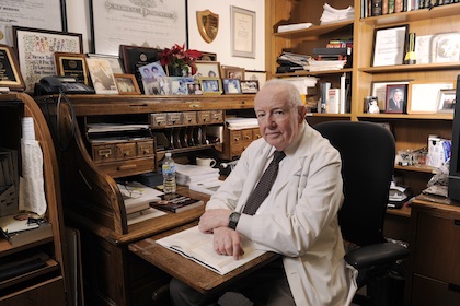 In memoriam: Professor Emeritus of Surgery Dr. Robert McClelland, provided emergency care to President John F. Kennedy