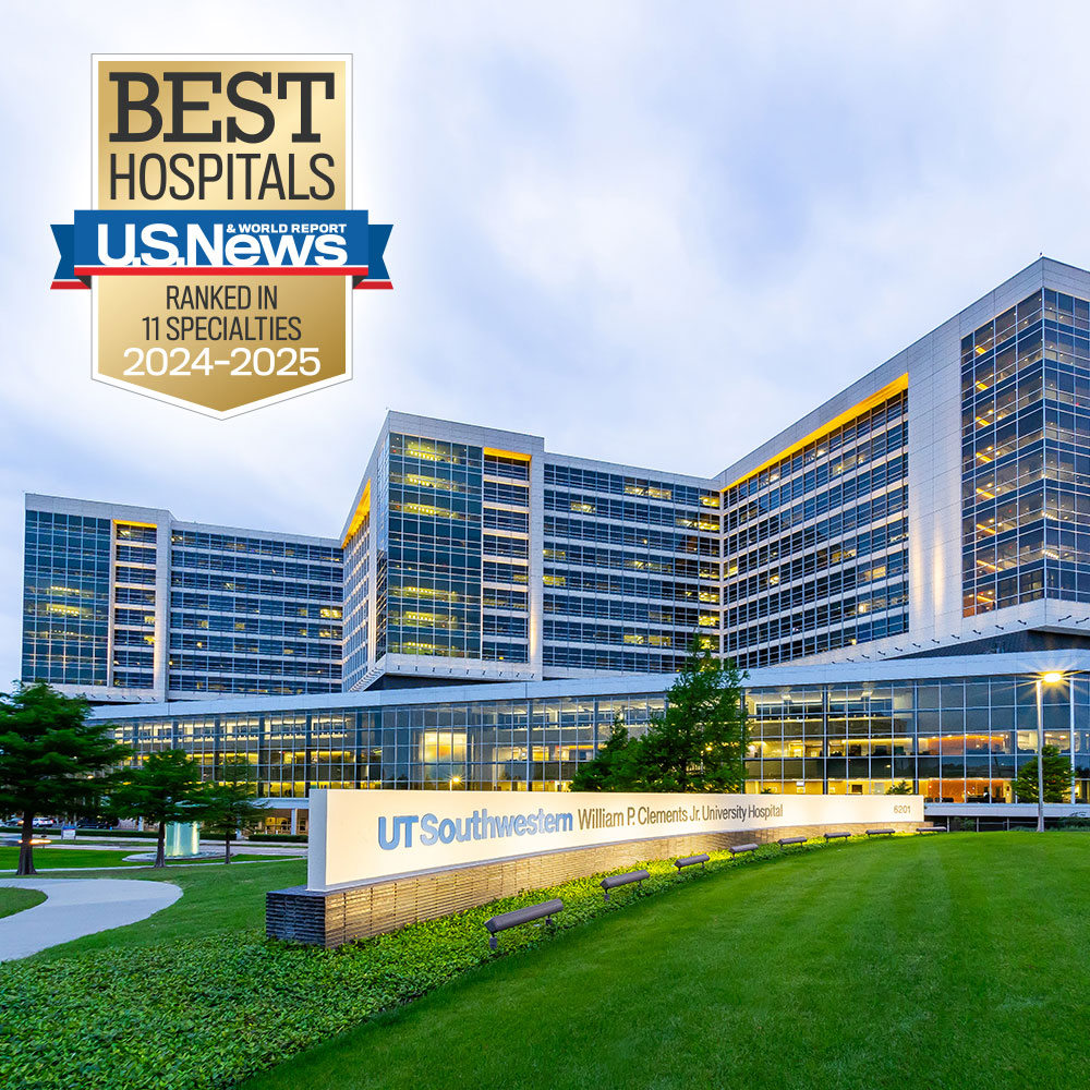 UT Southwestern once again ranked best hospital in DFW