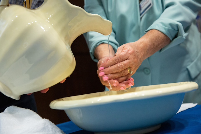 The Blessing of the Hands is a nondenominational hospital tradition extended to all.