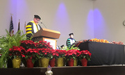 Dr. Jon Williamson, Dean of the School of Health Professions, presented degrees and certificates to the graduates.