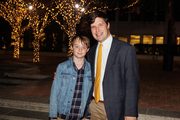 Dr. Cutrell and his son, Levi.