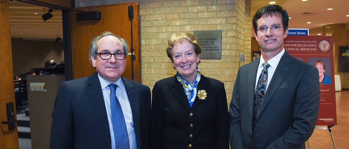 Drs. Podolsky, Freischlag, and Cadeddu group photo