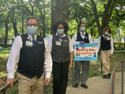 From left to right: Tim Shaw, Rosalind Brown, Robert Sanchez Jr., and Moriah Edwards