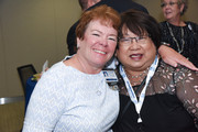 Shelley Brown-Cleere, Director of Neurosciences Services; retired nurse Luz Cervantes