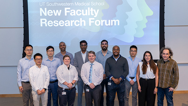 New Faculty Research Forum group at UT Southwestern Medical School