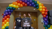 DJ Kenny Lofton entertains the crowd during the Pride Brunch.