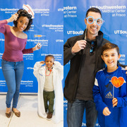 Both parents and children had the opportunity to “play” medical professionals for the day at the photo booth and other event stations.