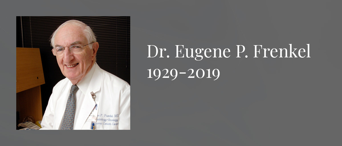 Dr. Eugene P. Frenkel - Header