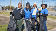 At the end of the day, volunteers are happy to leave a lasting impact on the neighborhood.