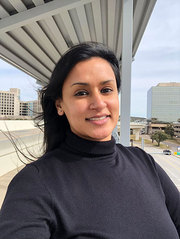 Trishna Naraine, Department of Surgery: “I love walking around this beautiful campus on my breaks, especially the walk on the connector bridge.”