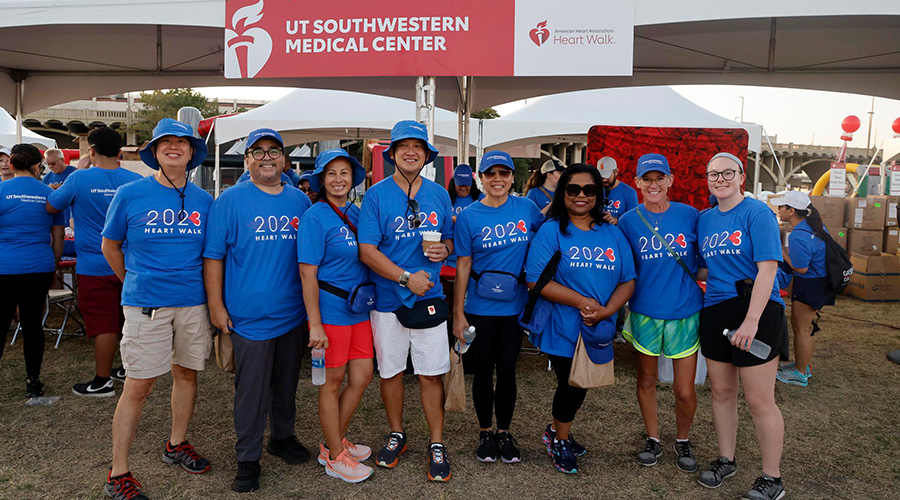 UTSW steps up to the Dallas Heart Walk CT Plus, UT Southwestern