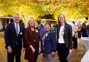 From left: Dr. John Warner, Susan Hernandez, Shelley Brown, and Thea VanderHill