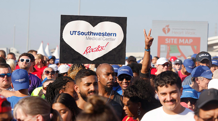 UTSW steps up to the Dallas Heart Walk CT Plus, UT Southwestern