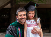 Picture perfect. A sweet moment captured between Dr. Casey Jones and his daughter.