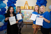 Van Dang, who matched in Family Medicine at Mid Michigan Medical Center, celebrates with Sophia Tinger, who matched in Family Medicine at John Peter Smith Hospital in Fort Worth, Courtney Ritchie, who matched in Obstetrics-Gynecology at Detroit Medical Center/Wayne State University, Michigan, and Bethany Werner, who matched in Obstetrics-Gynecology at UT Southwestern.