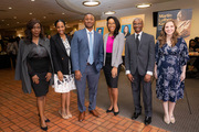 Staff of the Office of Institutional Equity and Access who helped organize the event included (from left) Caroline Uhara, Erin Dowell, Assistant Vice President of Institutional Equity & Access Travis Gill, Keneshia Colwell, Thomas Bennett, and Kayla Ratcliff.