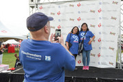 The official AHA backdrop was a popular photo opp spot.