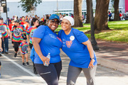 The walk seemed like no sweat for these women.