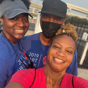 Angel Steed and team celebrate with a group selfie for Heart Walk 2021.