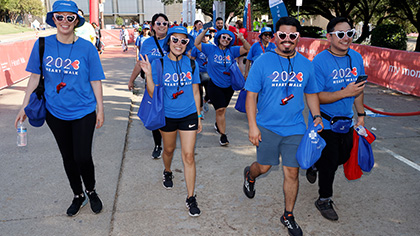 UTSW Steps Up To The Dallas Heart Walk: CT Plus, UT Southwestern ...