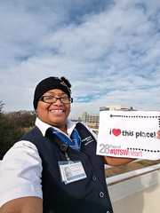 Tiwania Braziel, Guest and Patient Services: “I love the walk on the connector bridge; you have a good view and fresh air!”