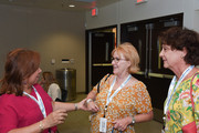 Retired nurse Elvie Ocampo; retired nurse Karyne Schindel; retired nurse Marilyn Pitzinger