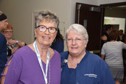 Retired nurse Joyce Maples; Nursing Manager Karen Elmore