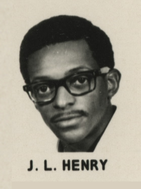 Yearbook photo of Dr. Johnny Lee Henry