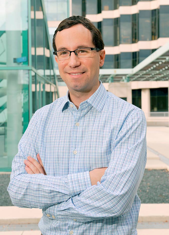 Man with glasses, collared shirt