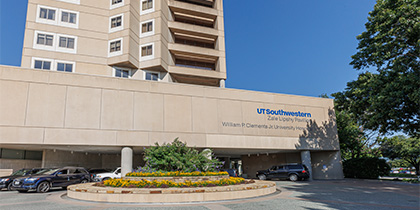 exterior view of the Zale Lipshy Pavilion