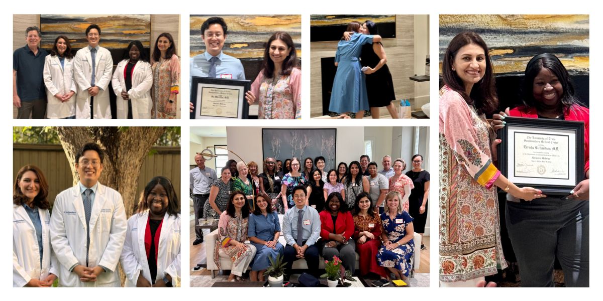 a collage of images from the 2024 Geriatric Fellowship Graduation