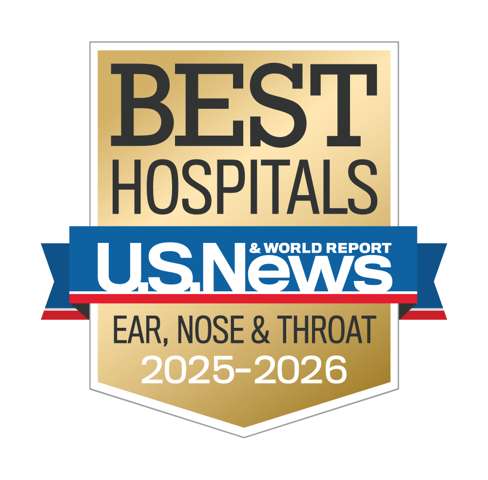 US News Nationally Ranked in Otolaryngology