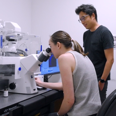 scientists in lab