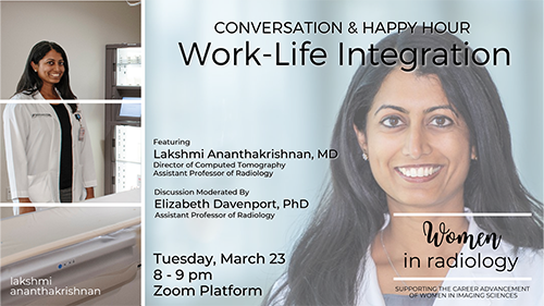 An advertisement for a presentation on Work-Life Integration