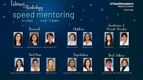 An advertisement for a Speed Mentoring event