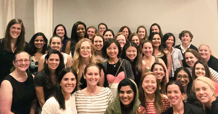 Residents, faculty, and medical students were all present at the very first meeting of the UT Southwestern Association of Women Surgeons.