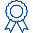 blue ribbon icon