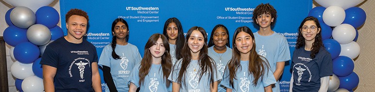 A group of medical students taking a photo