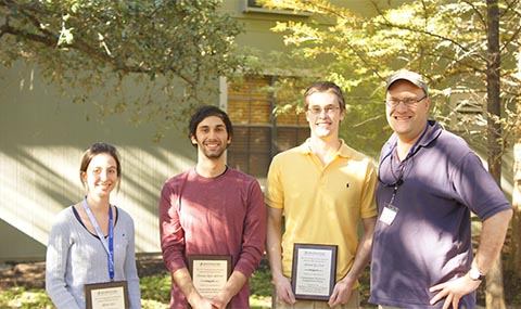 Three finalists for the Sara and Frank McKnight Undergraduate Prize in Biophysics