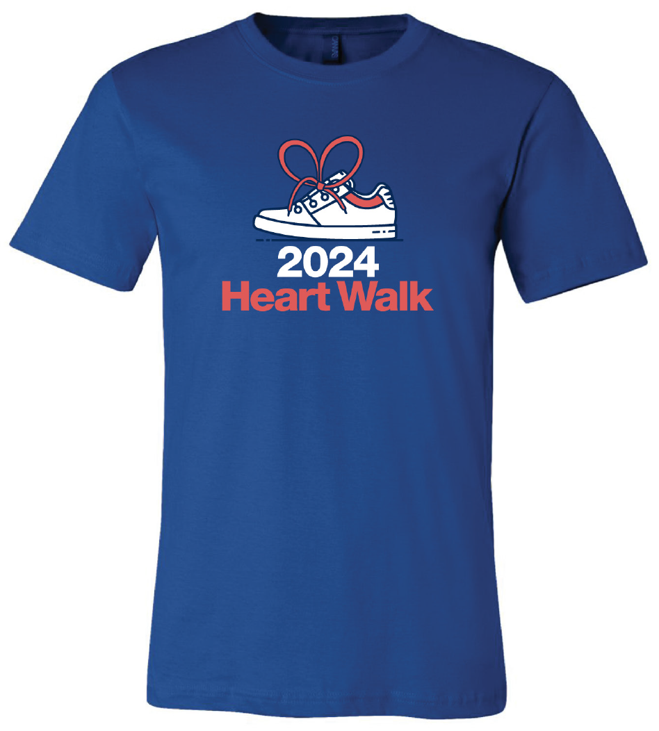 heart walk 2024 t-shirt