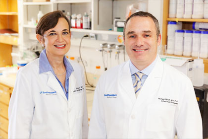 Drs. Beth Levine and Michael Shiloh