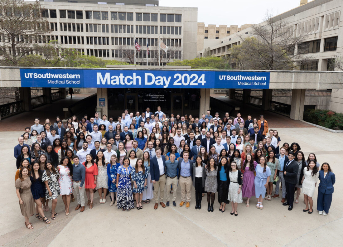 UT Southwestern students in the Class of 2024