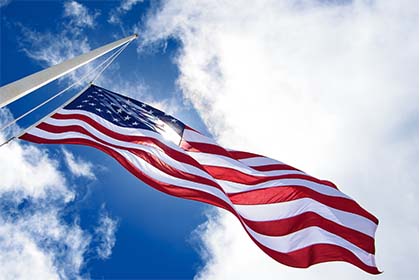 Flags at half-staff in recognition of Patriot Day